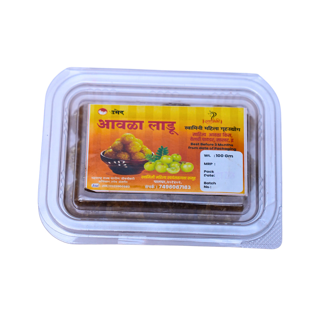 SWAMINI, Amala Ladoo, Made By Natural Ingredients, No Artificial Flavour, Pack of 100 gm