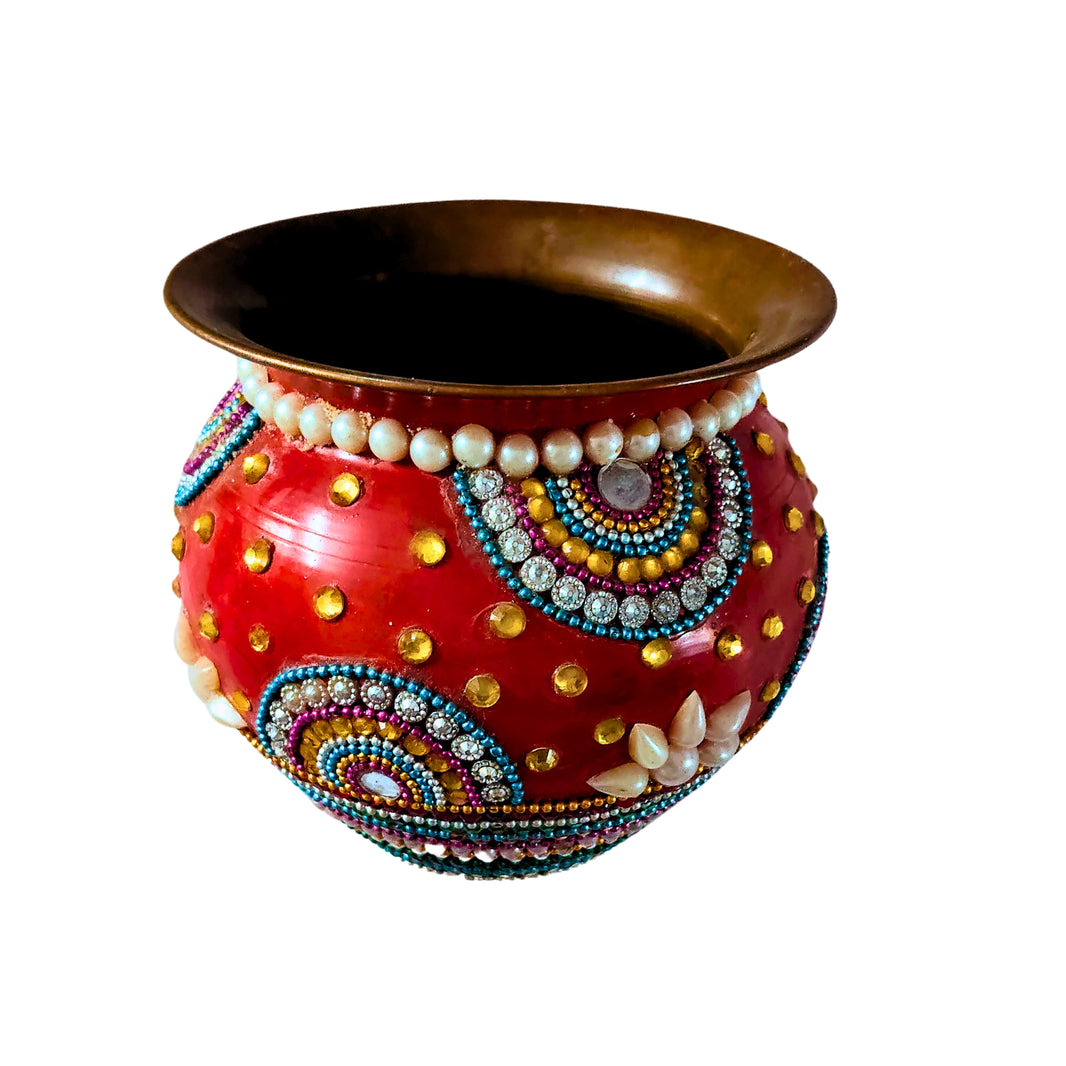 AMBIKA BHAVANI - Poojecha Copper Tambya | Natural, Authentic, No Chemicals, No Artificial Color | 1 Pic.