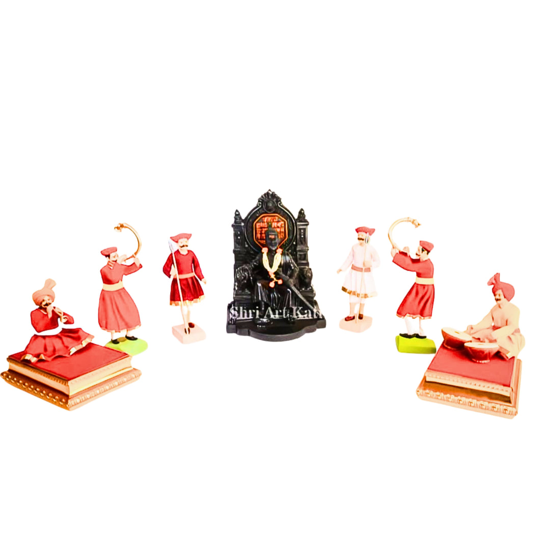 SHRI ART – Mavla Handcrafted Figurines Traditional Design & Durable Craft Pack of 7 Pieces
