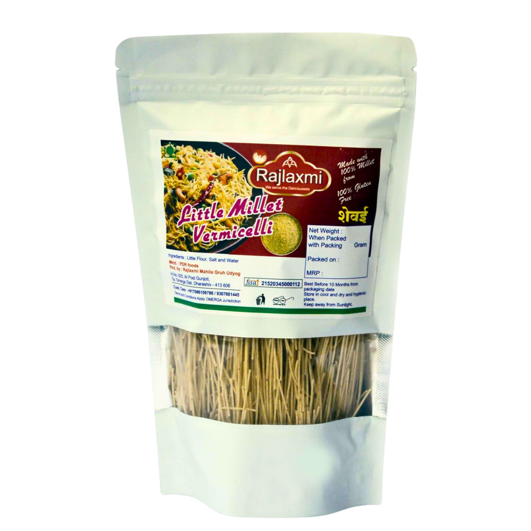 RAJLAXMI Little Millet Vermicelli Pack of 200 gm Nutritious Sevaiya Traditional Millet Healthy Kitchen Ingredient Light Quick Cooking Food
