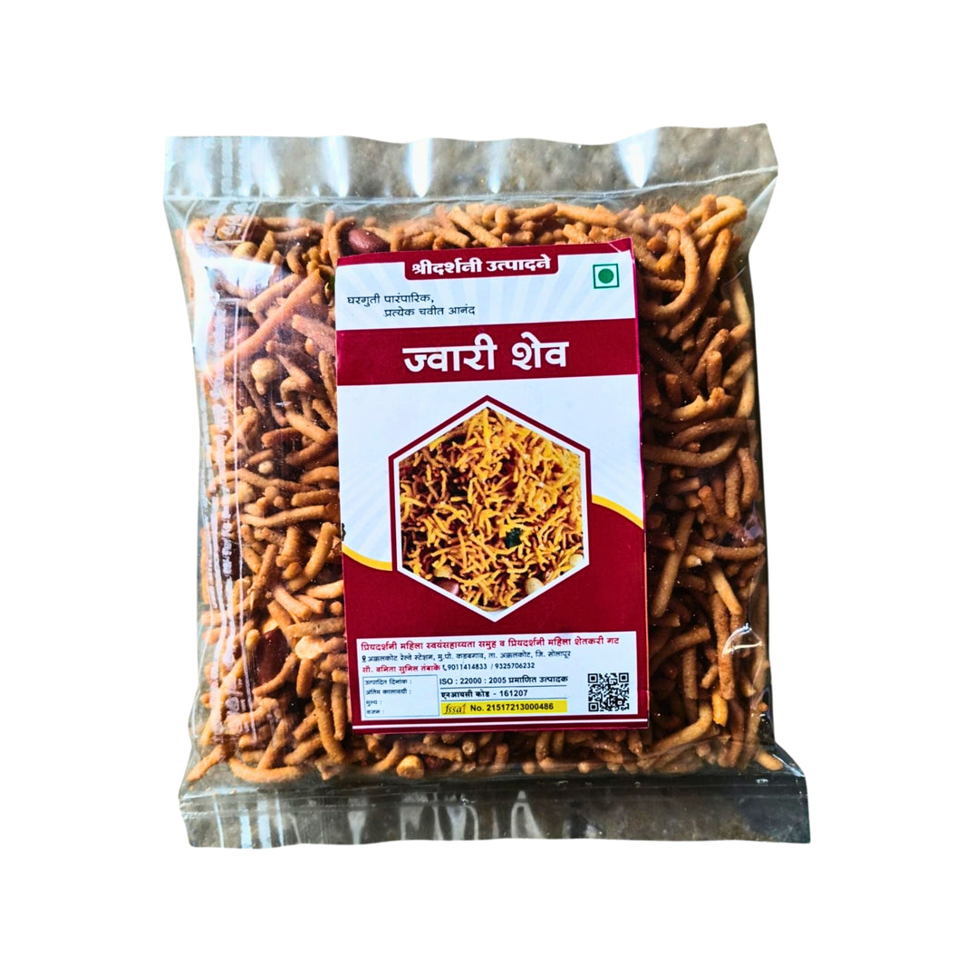 SHREEDARSHANI FOODS Jwari Shev Jowar Based Vermicelli Light Digestion Soft Texture After Cooking Ideal For Upma Breakfast And Daily Meals 250gm