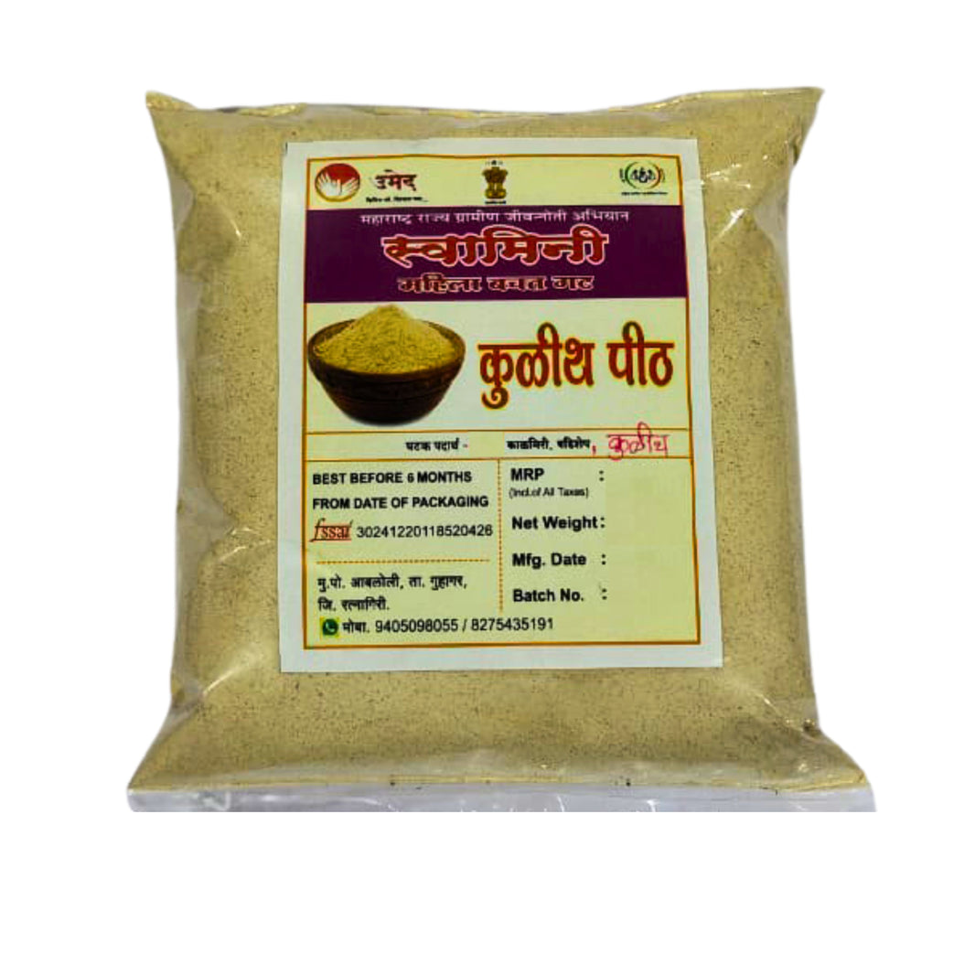SWAMINI Horse Gram Flour Kulith Protein Rich Traditional Flour Prepared for Healthy Cooking Pack of 500 gm