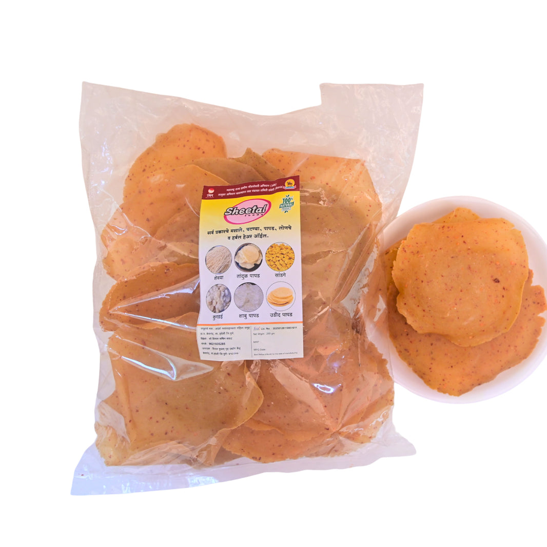 SHEETAL FOODS, Shabu Papad, Adarsha SHG, Pack of 400 Gm