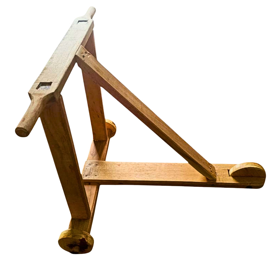 CHOUNDESWARI MAHILA SHG, KUNDAL ShowPiece Pangul Gada Wooden Craft Handmade with care, Authentic taste, Preservative-free Pack of 1 Piece