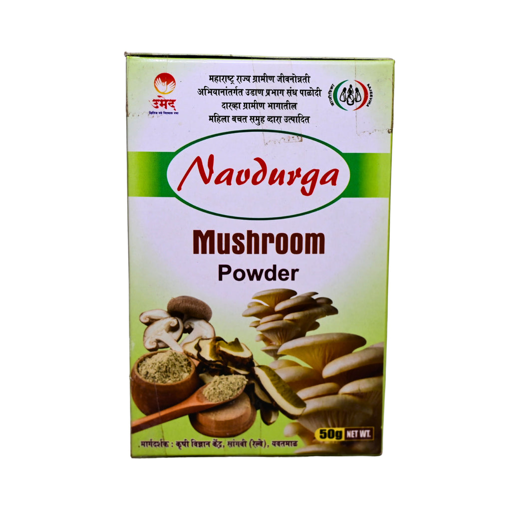 NAVDURGA - Mushroom Powder | Pure & Natural, Authentic Taste, Chemical-Free, Premium Quality | Pack of 50 gm