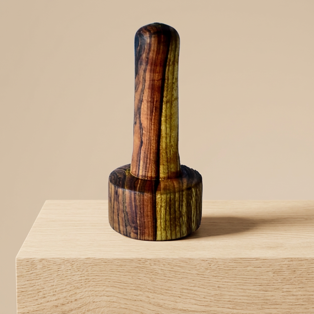 SHRUSHTI furniture Teak Wood Masher Strong, sturdy and made for everyday kitchen use pack of 1