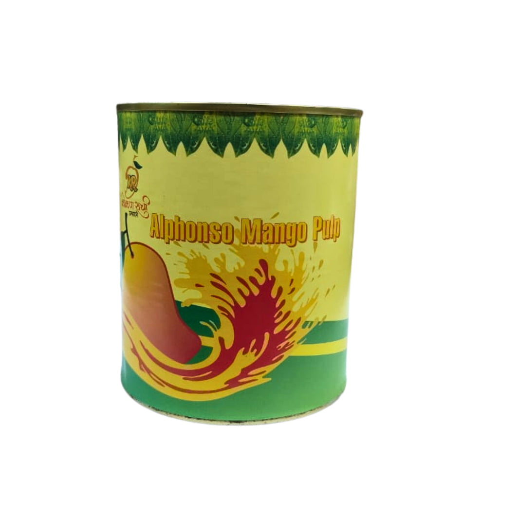 LAXMI NARAYAN Mango Pulp Alphonso Sweet Traditional Fruit Preparation Made from Ripe Mango Flesh Pack of 1000 ml
