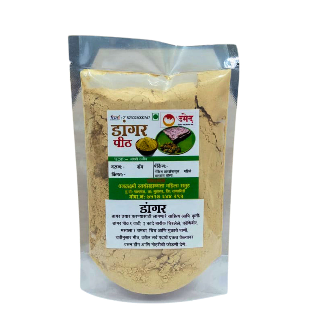 DHANLAXMI Dangar Flour Authentic Traditional Rural Coarse Flour Mix Prepared for Rustic Flatbreads Pack of 200 gm