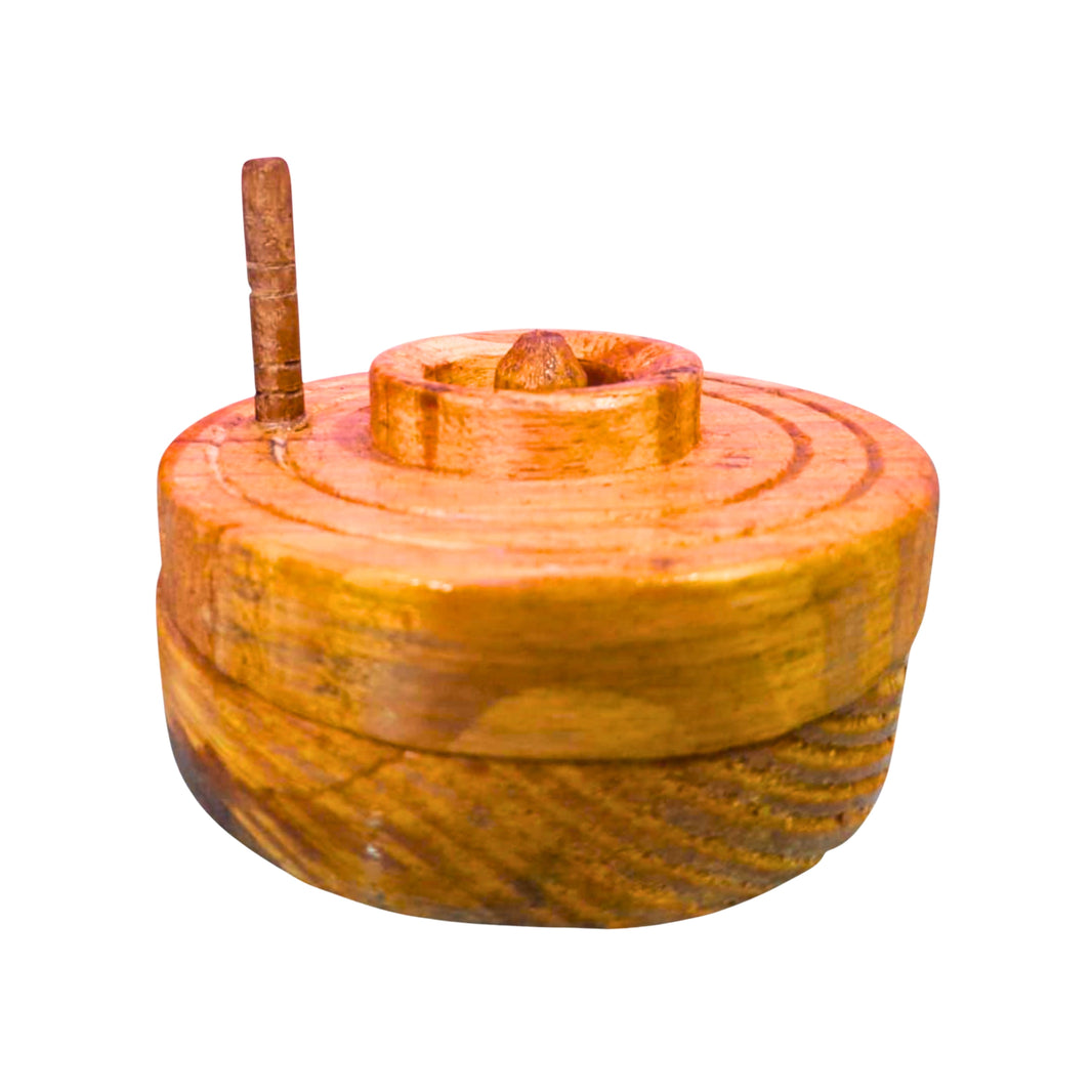 CHOUNDESWARI MAHILA SHG, KUNDAL ShowPiece Jat Wooden Craft Handmade with care, Authentic taste, Preservative-free Pack of 1 Piece