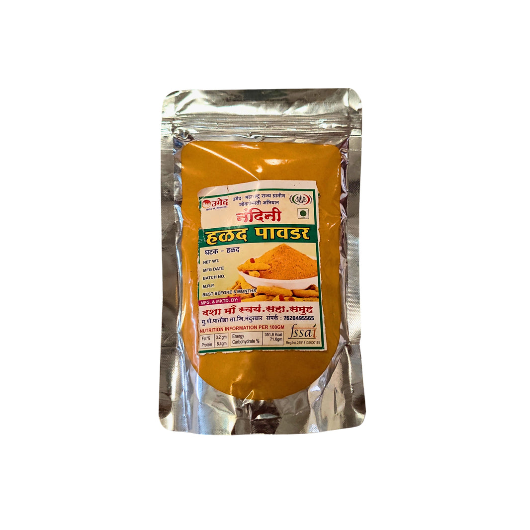 NANDINI MASALE Halad Powder Turmeric Powder Pack of 1000 gm Pure Rich Color Aromatic Traditional Cooking Spice Premium Quality Hygienically Processed Fresh