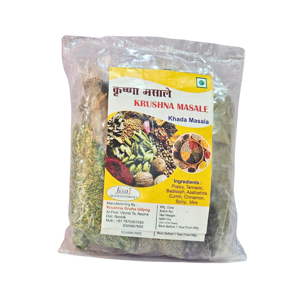 KRUSHNA, Khada Masala, Santoshimata SHG, No Added Colours & No Preservatives, Pack Of 250 gm