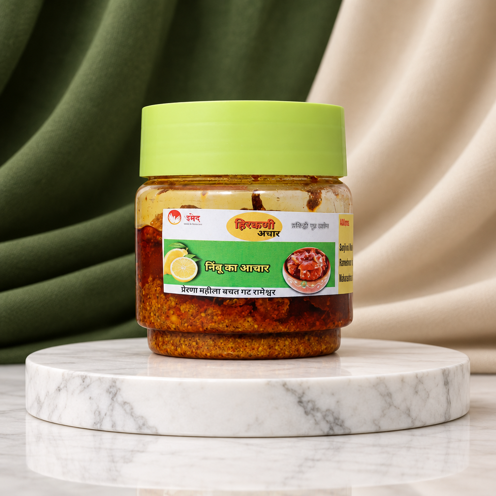 PRASIDHI Lemon Pickle Traditional Lemon Pickle Tangy Taste Made With Natural Ingredients 250 gm