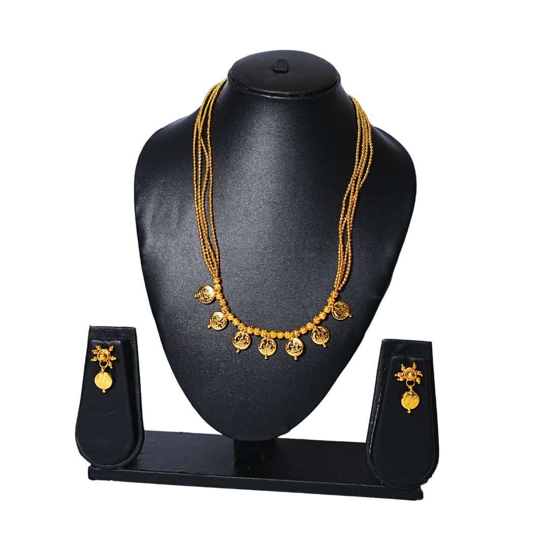 EKTA HANDMADE JEWELLERY, Golden Choker, Artificial Jewellery, Ekta Gram Sangh, Environment Friendly, Handmade Jwellery, Pack of 1 Piece