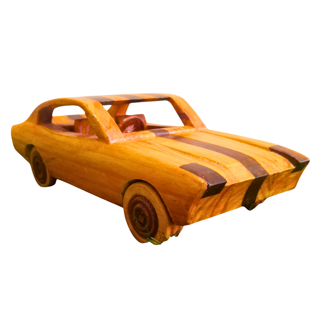 CHOUNDESWARI MAHILA SHG, KUNDAL ShowPiece Car Wooden Craft Handmade with care, Authentic taste, Preservative-free Pack of 1 Piece