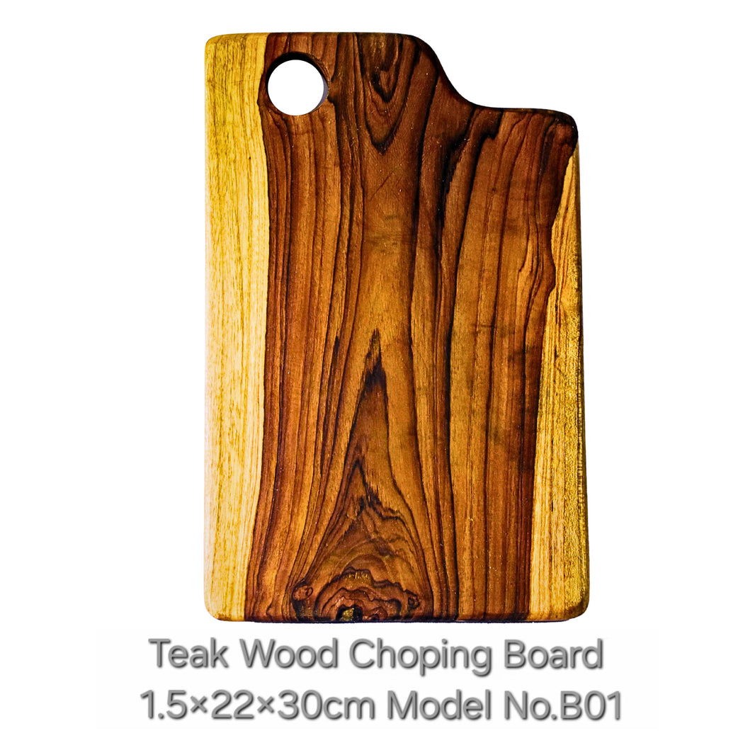 SHRUSHTI furniture Teak Wood chopping Board A01 Strong, sturdy and made for everyday kitchen use pack of 1