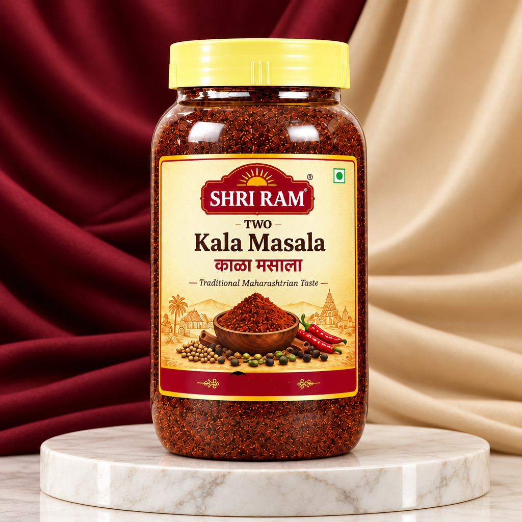 SHRI RAM Kala Masala Pack of 500 gm Traditional Maharashtrian Spice Blend Rich Aroma Authentic Flavor Slow Roasted Kitchen Masala Premium Taste