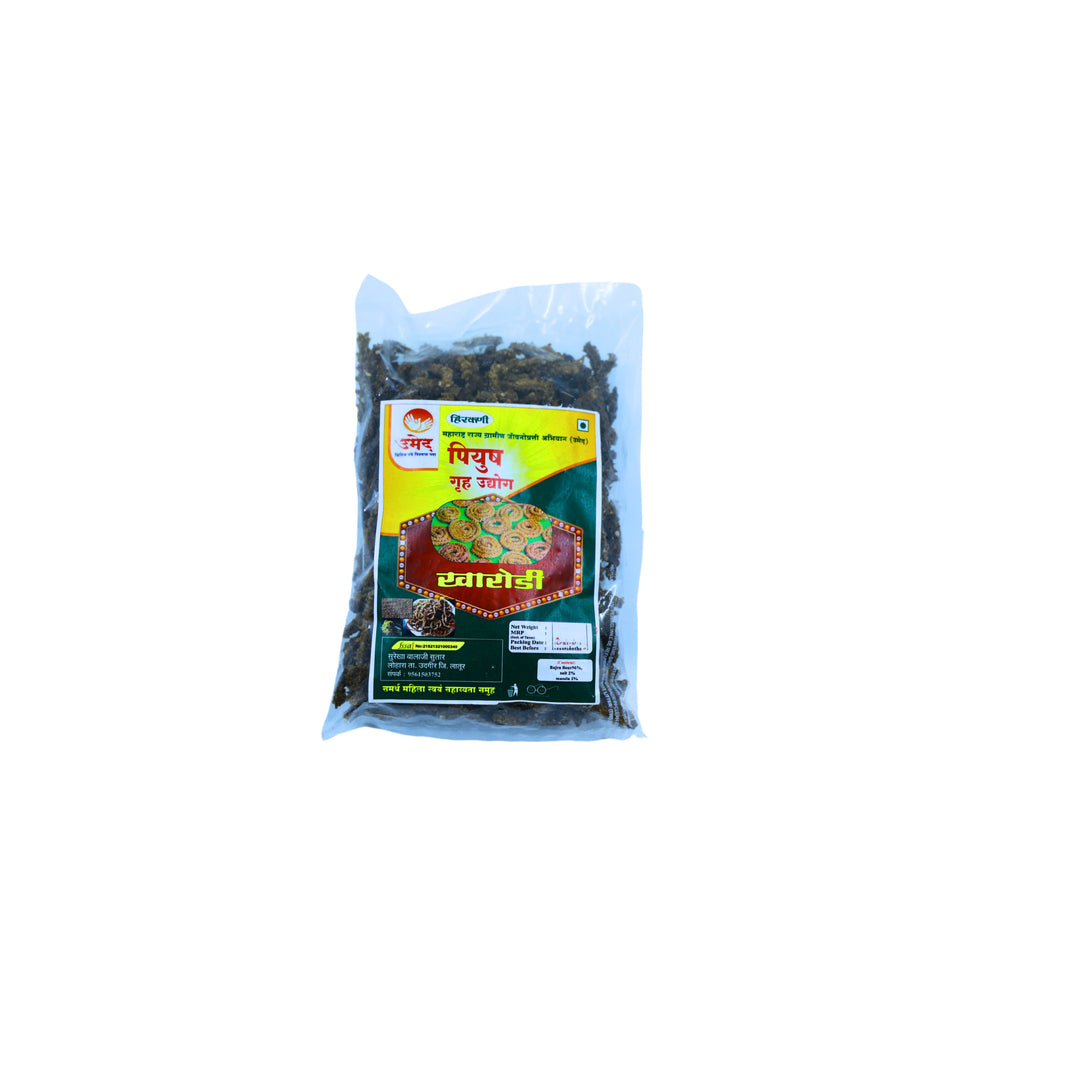 PIYUSH GRUH UDYOG, Bajri Kharudi, Handmade, Samarth SHG, High-Quality Ingredients, Crispy, Flavor, Pack of 250gms