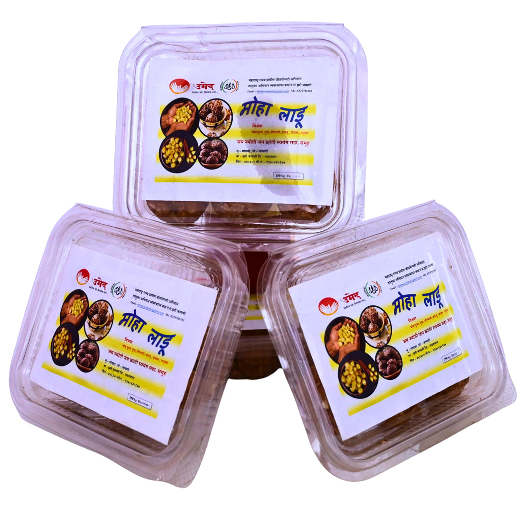 JAY JIVAN - Mohache Ladu | Natural, Authentic, Chemical-Free, Premium Quality | Pack of 250 gm