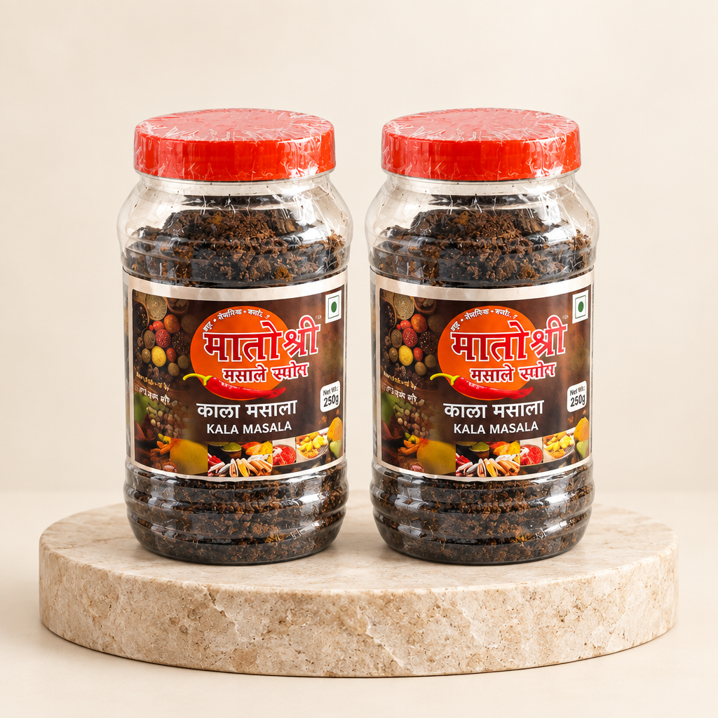MATOSHRI MASALA Kala Masala Pack of 500 gm(250g X 2) Traditional Maharashtrian Spice Blend Rich Aroma Authentic Flavor Slow Roasted Kitchen Masala Premium Taste