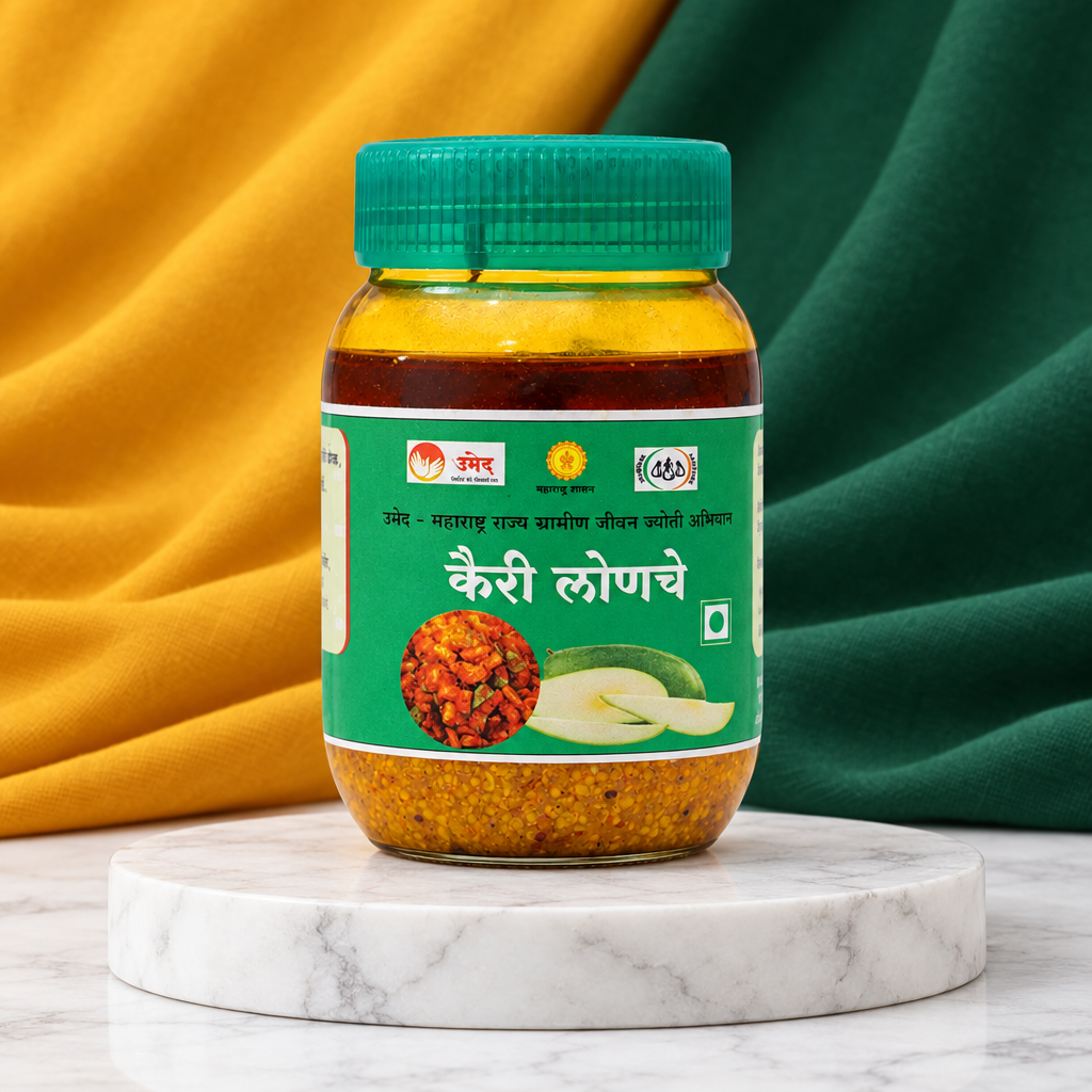 NISARG,Sanyog Mango Pickle, Natural Ingredients, No Artificial Essence, Pack of 250 gms