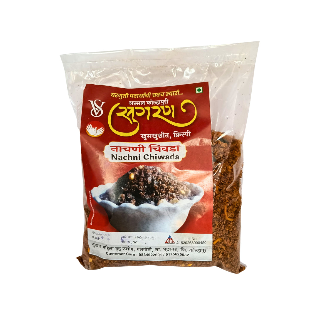 SUGRAN FOODS, Nachani Chiwada, Made By Natural Ingredients, No Artificial, Flavour, Pack of 250 gm