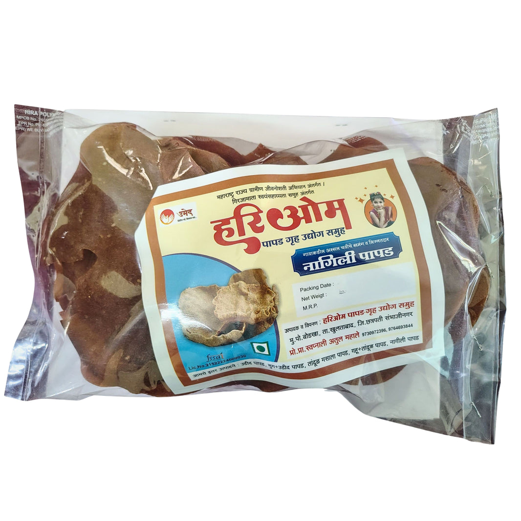 HARI OM – Nagili Papad - healthy, millet-based, nutritious - Pack of 250 g