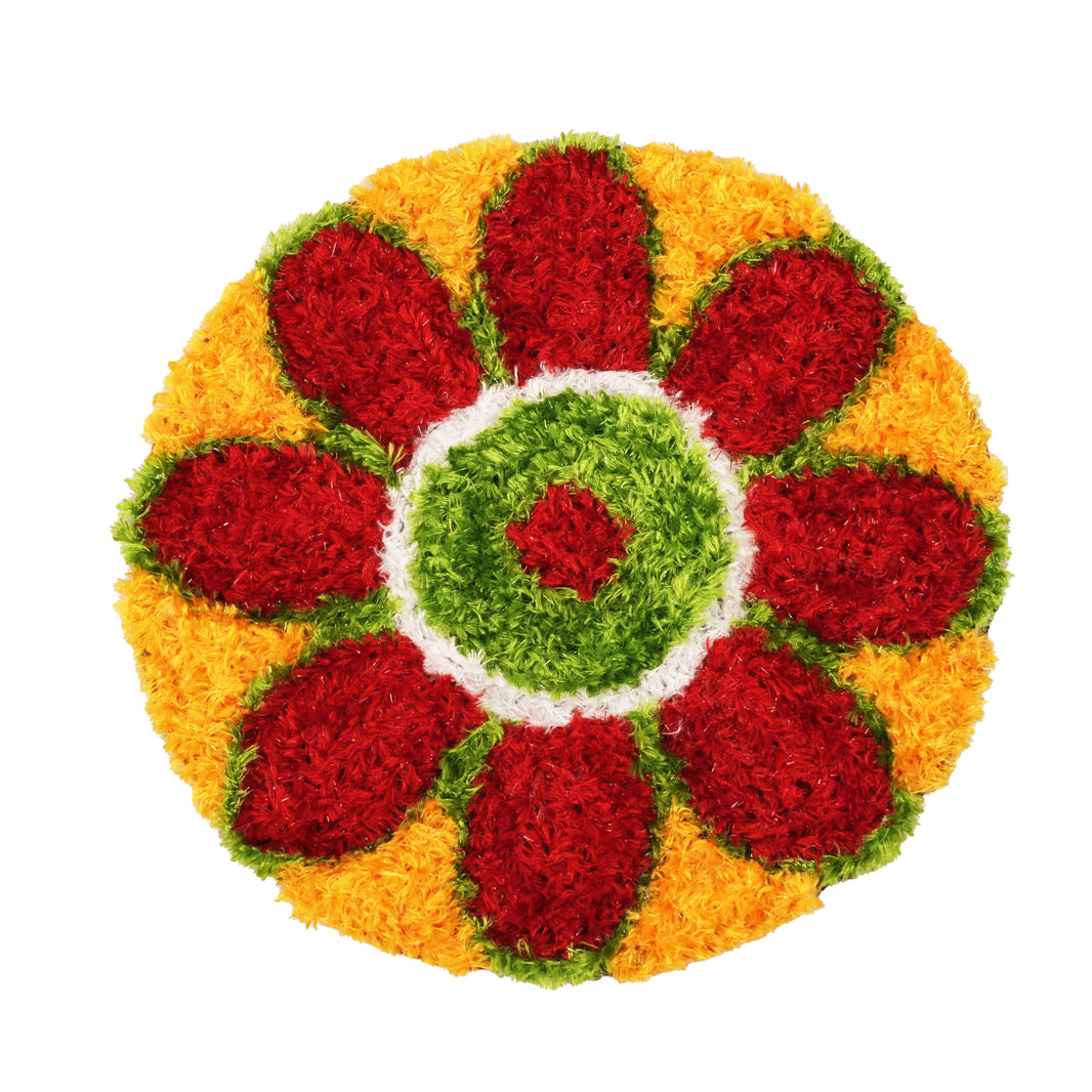 MAYURI - Rangoli Mats- 3 | Traditional, Handmade with Care, Warm, Authentic | Pack of 1500g