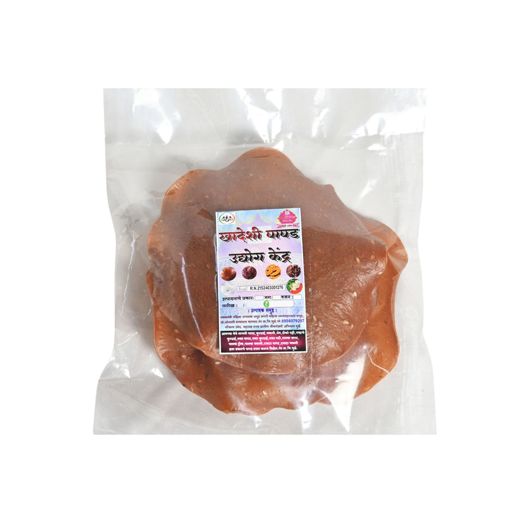 AMBARI LONCHE Nagali Papad Pack Of 1000gm Traditional Ragi Papad Ready To Fry Crispy Homemade Authentic Taste Healthy Snack