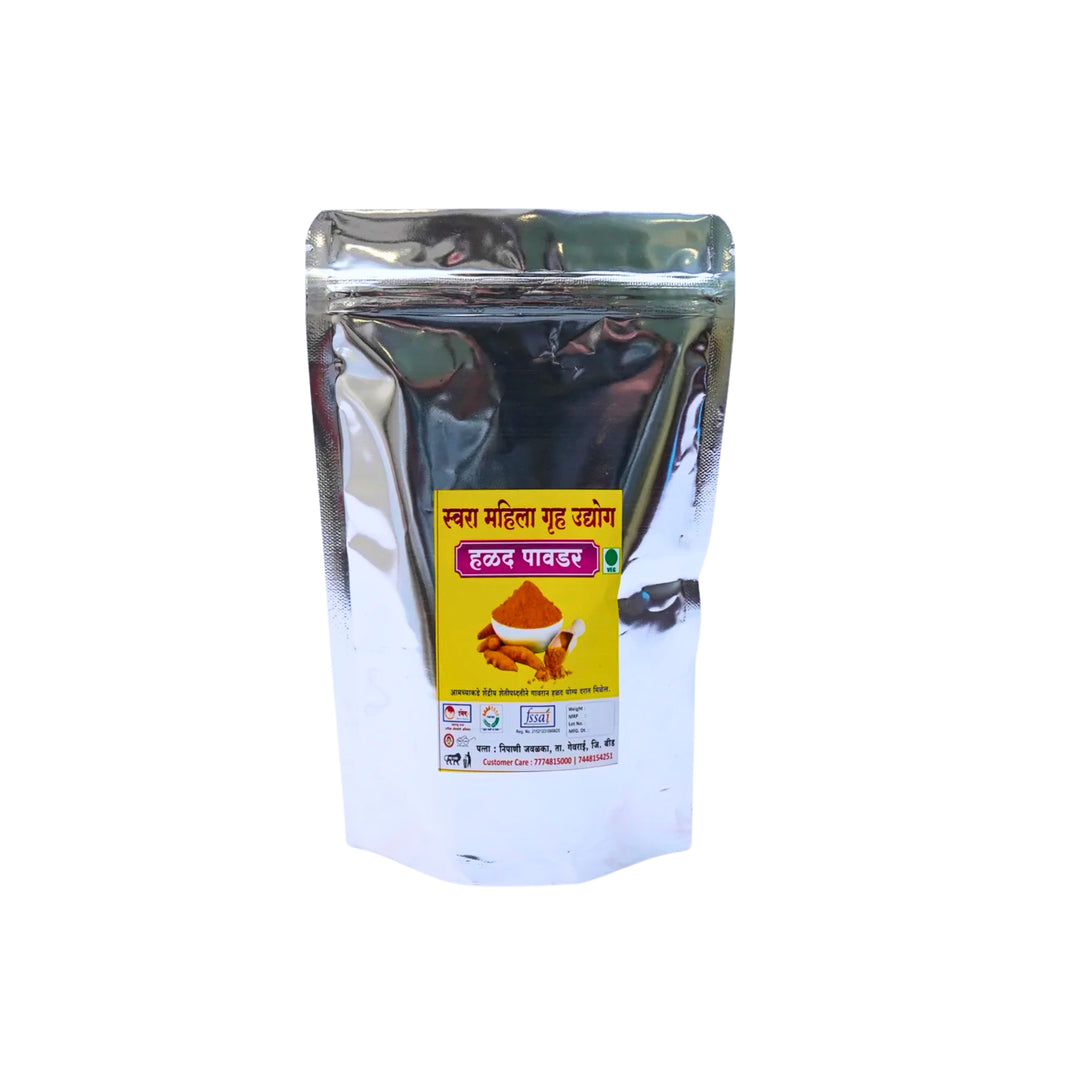 Swara, Turmeric Powder, Radha Krushna SHG, Natural Ingredients, No Artificial Essence, Pack of 200 gm