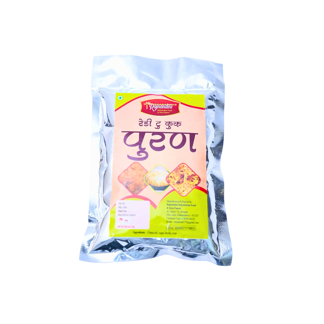 RAJNANDINI, Puran Poli Powder, Natural, Chemical Free, Pack of 500 gm