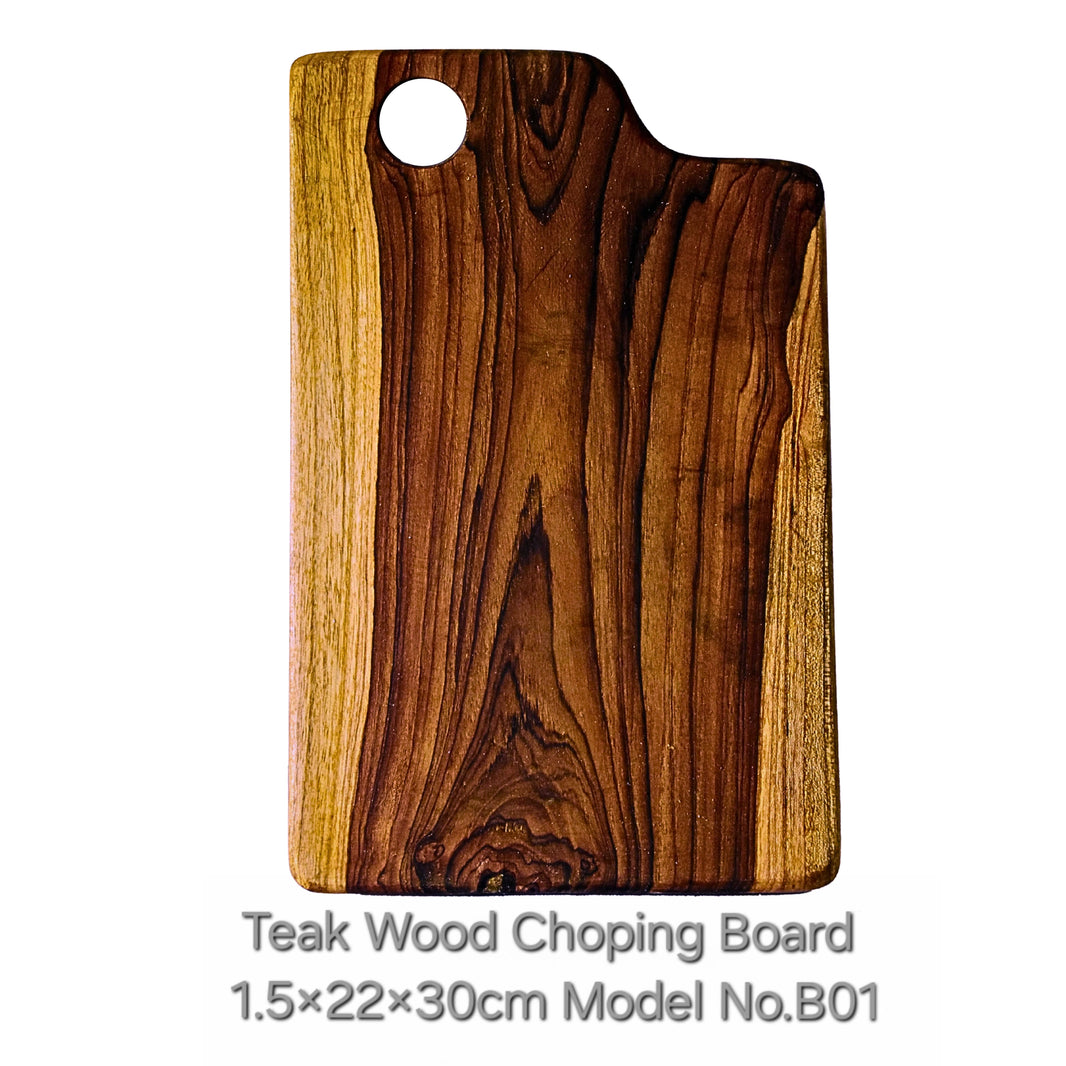 SHRUSHTI furniture Teak Wood chopping Board B01 Strong, sturdy and made for everyday kitchen use pack of 1