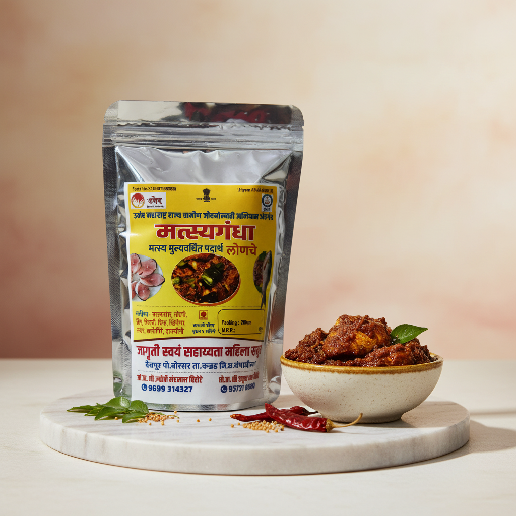 MATSYGANDHA Matsy Muly Vardhit Padarth Lonache Pack Of 100gm Traditional Seafood Pickle Coastal Condiment