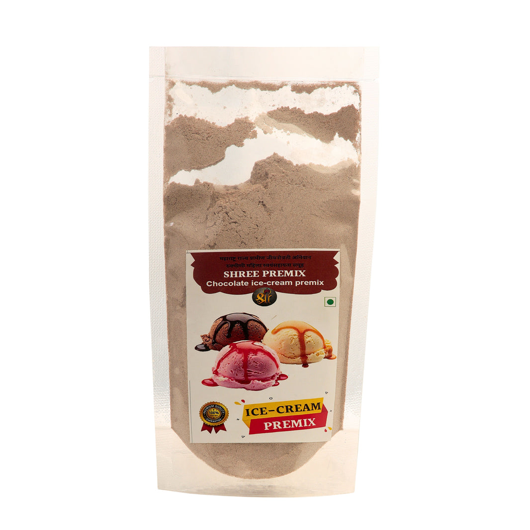 RUKMINI MAHILA SHG Chocolate Ice-Cream Premix Handmade with Care, Authentic Taste, Preservative-Free Pack of 100gm