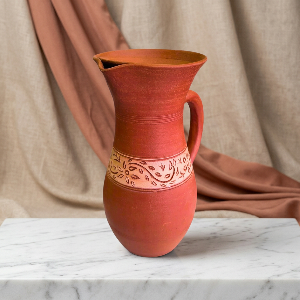YASHASWINI MAHILA PG - Clay Water Jar (Maticha Jar) | Natural, Pure, Traditional, Handmade | 1