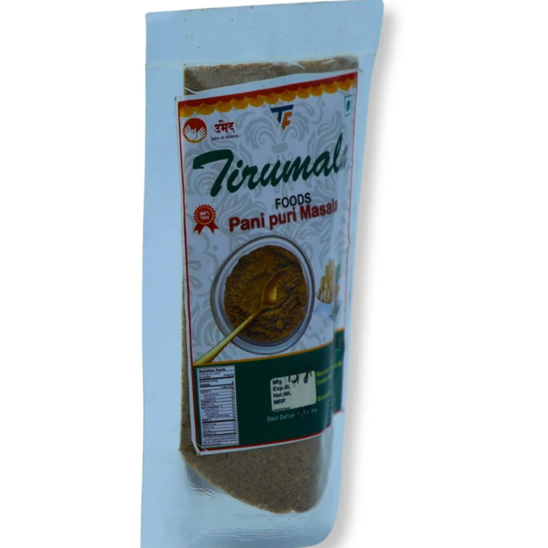 TIRUMALA, Pani Puri Masala, Premium, quality, Natural Healthly, pack of 50gms
