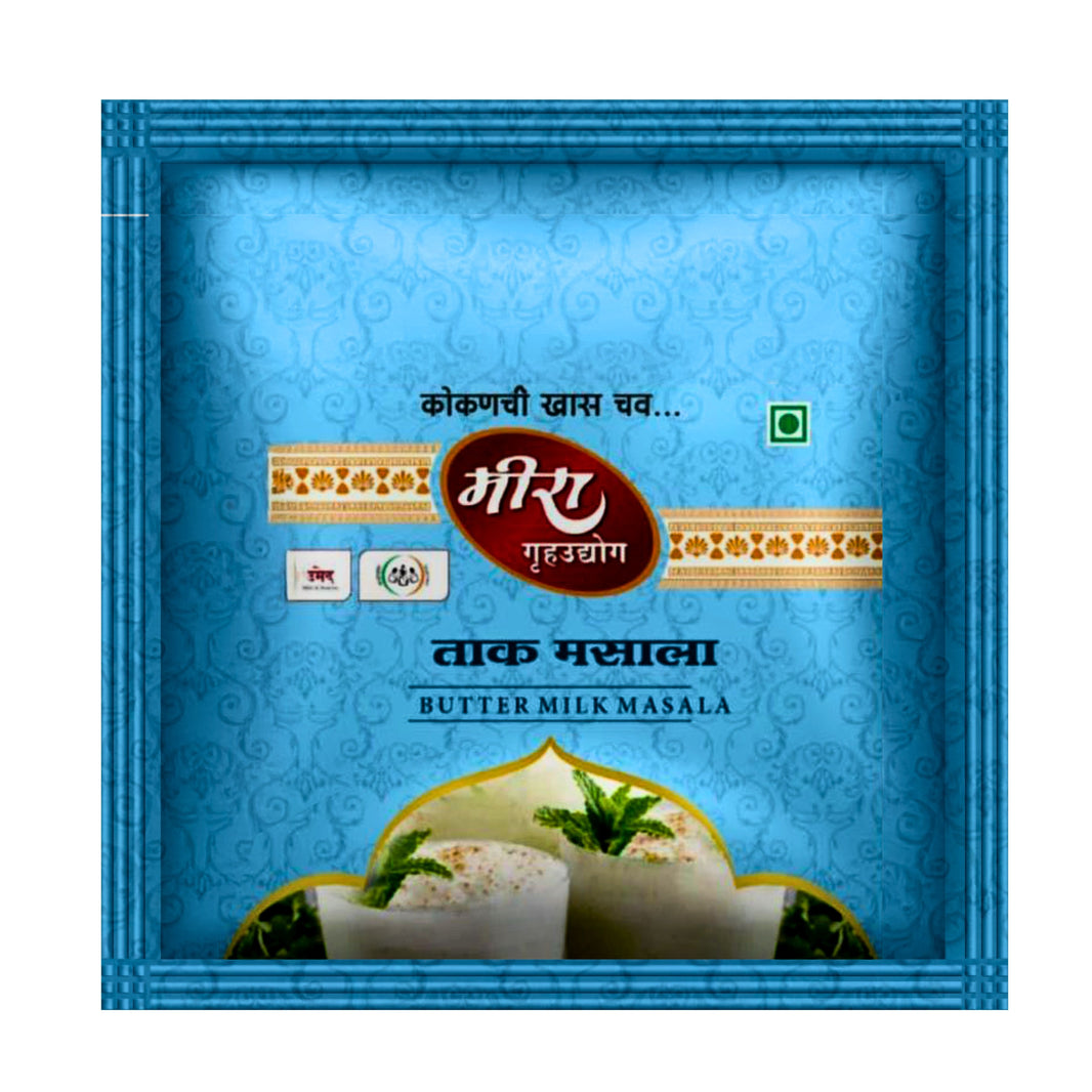 Meera Tak Masala Traditional Buttermilk Spice Blend for Summer Refreshment Balanced Taste SHG Made Daily Use Cooling Chaas Enhancer 50 gm