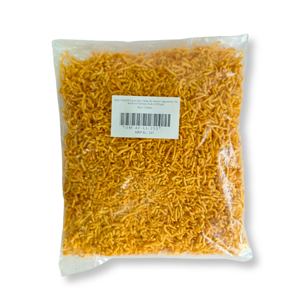 ANUJ FOODS Shev, Regular, Made By Natural Ingredients, No Artificial Flavours, Pack of 250 gm