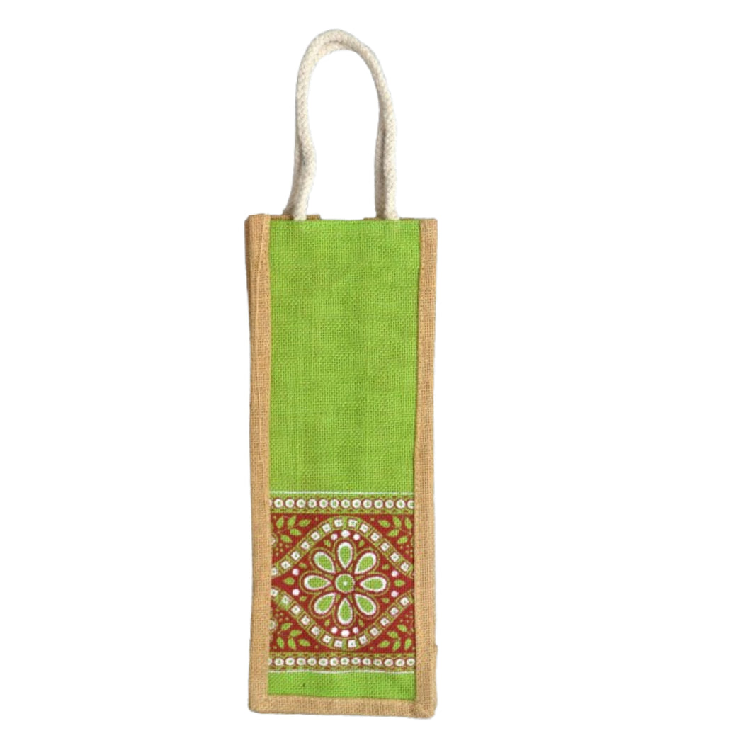 DAMINI SHG, Made By Handmade Jute  Bottle Bag, Pack Of 1