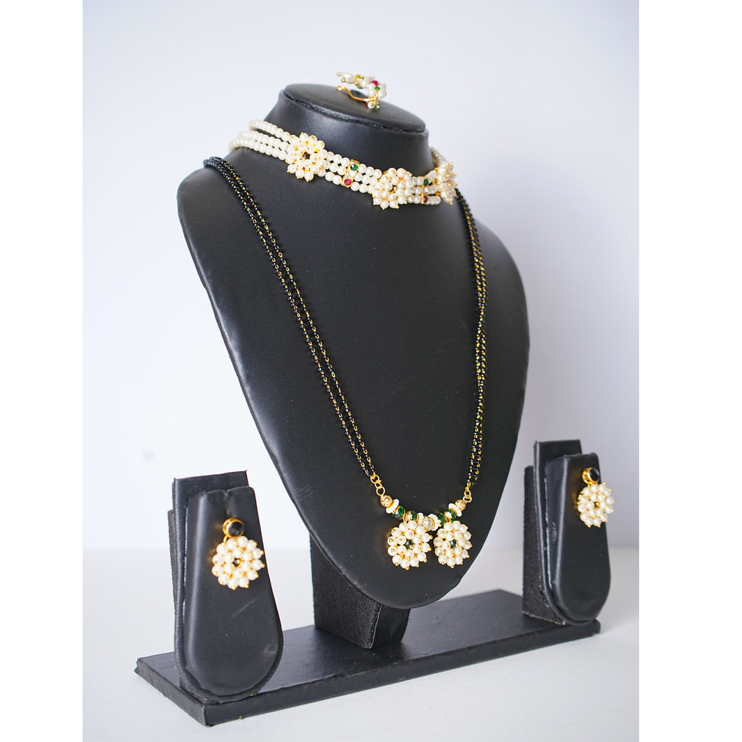 EKTA HANDMADE JEWELLERY, Phulchinchpeti Mangalsutra, Artificial Jewellery, Ekta Gram Sangh, Environment Friendly, Handmade Jwellery, Pack of 1 Piece