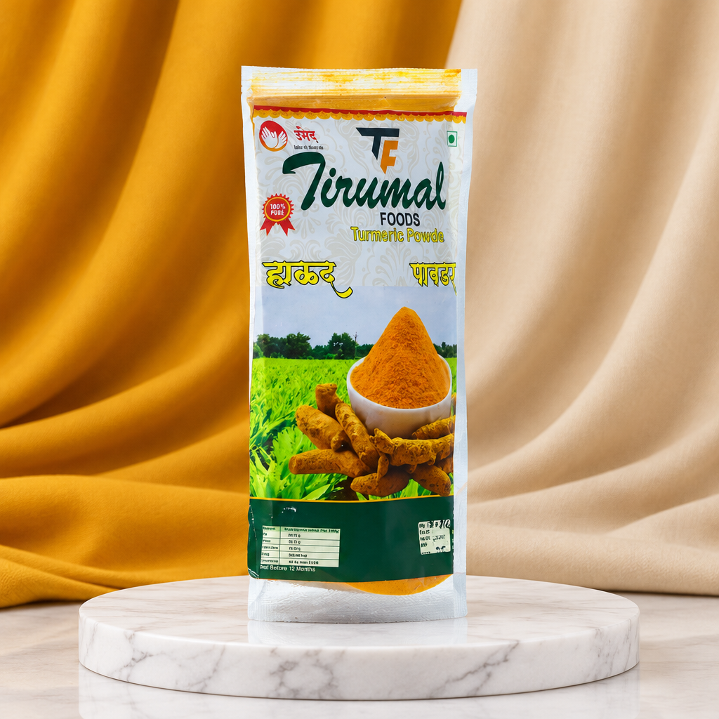 TIRUMALA, Turmeric Powder, Premium, quality, Natural Healthly, pack of 500 gms