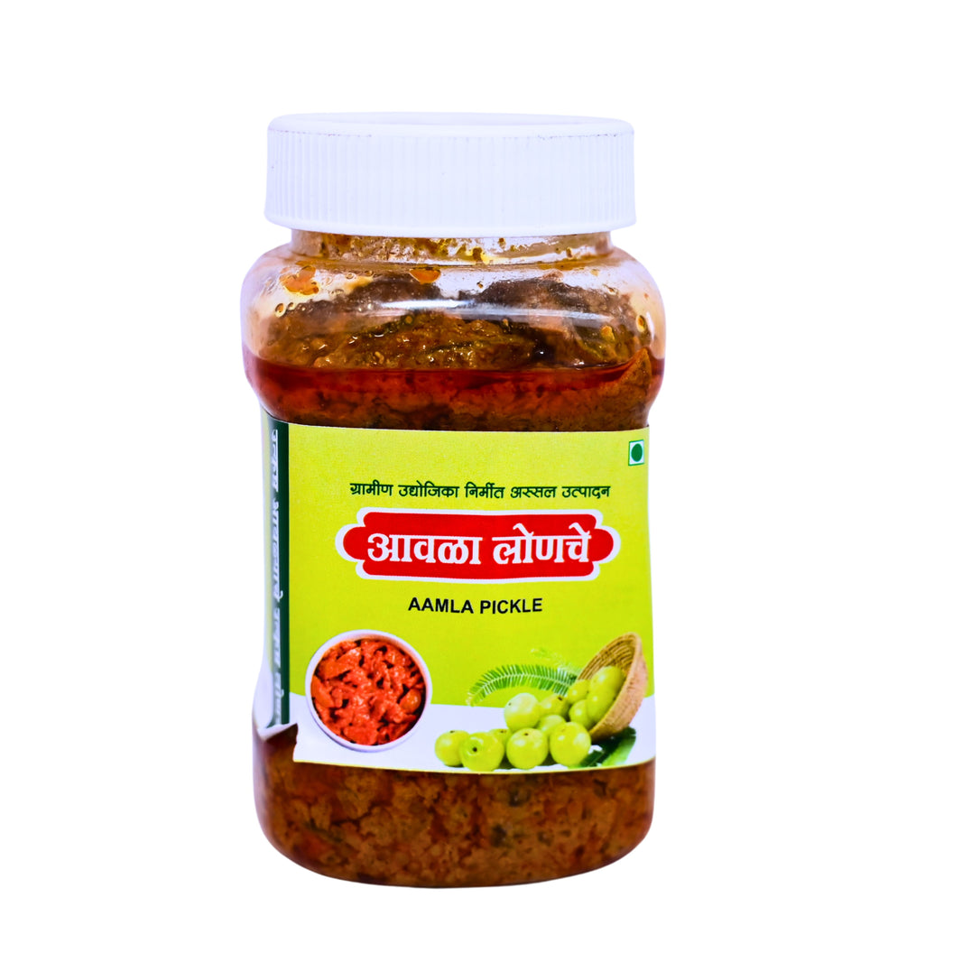 DURGA SHG HARDARA - Amla Pickles | Natural, Authentic, Chemical-Free, Premium Quality | Pack of 300 gm