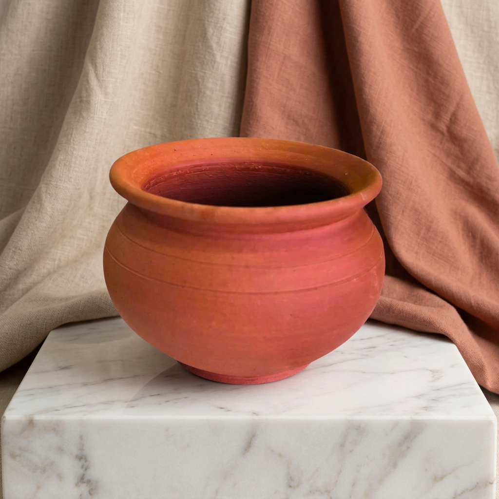 YASHASWINI MAHILA PG - Clay Curd Pot (Dahi Pot) | Natural, Pure, Traditional, Handmade | 1