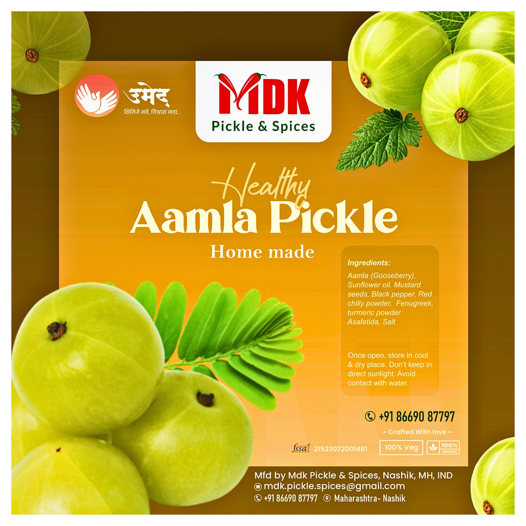 MDK – Aamla Pickle healthy, tangy, natural Pack of 200 gm