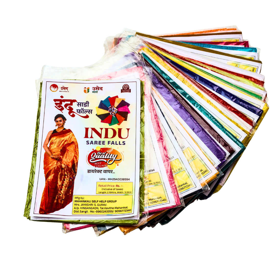 MAHANKALI MAHILA SHG Saree Fall Handmade with Care, Authentic Taste, Preservative-Free Pack of 1Piece
