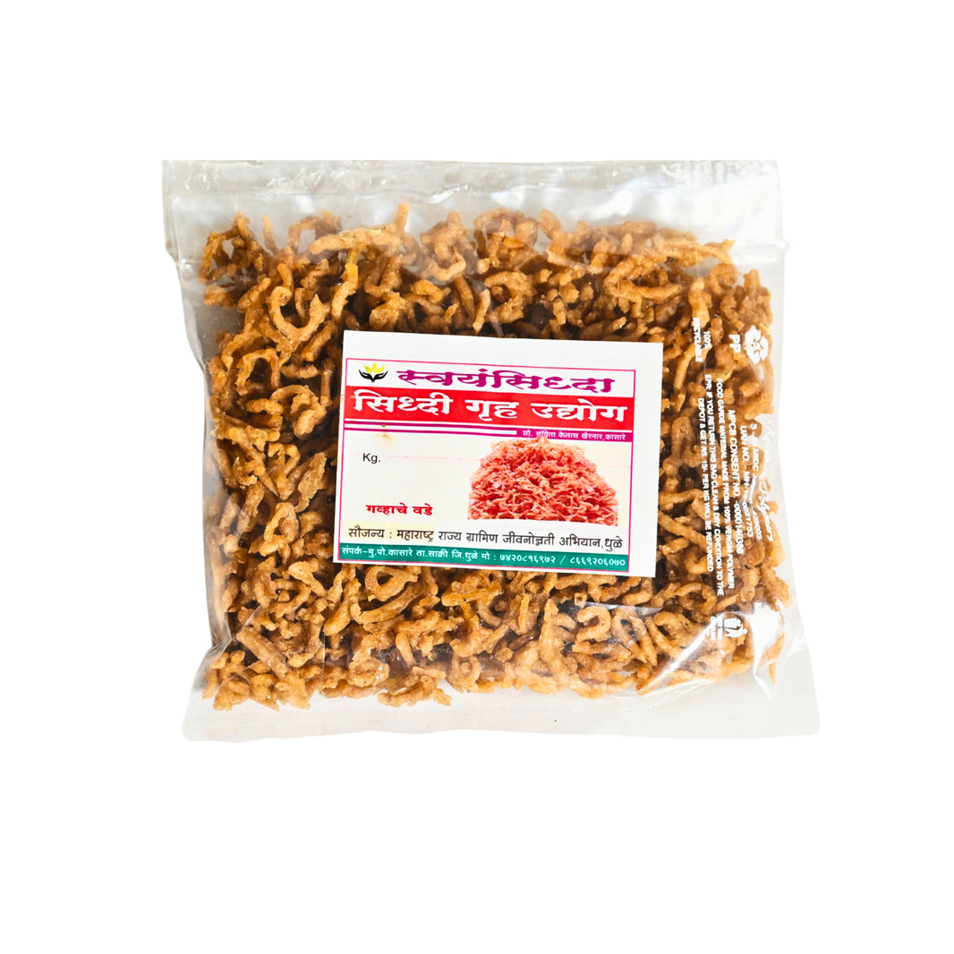 SIDDHI GRUH UDYOG Bajari Vadi Pack Of 500gm Traditional Bajra Ready To Cook Homemade Authentic Taste Healthy Daily Meals Premium Quality
