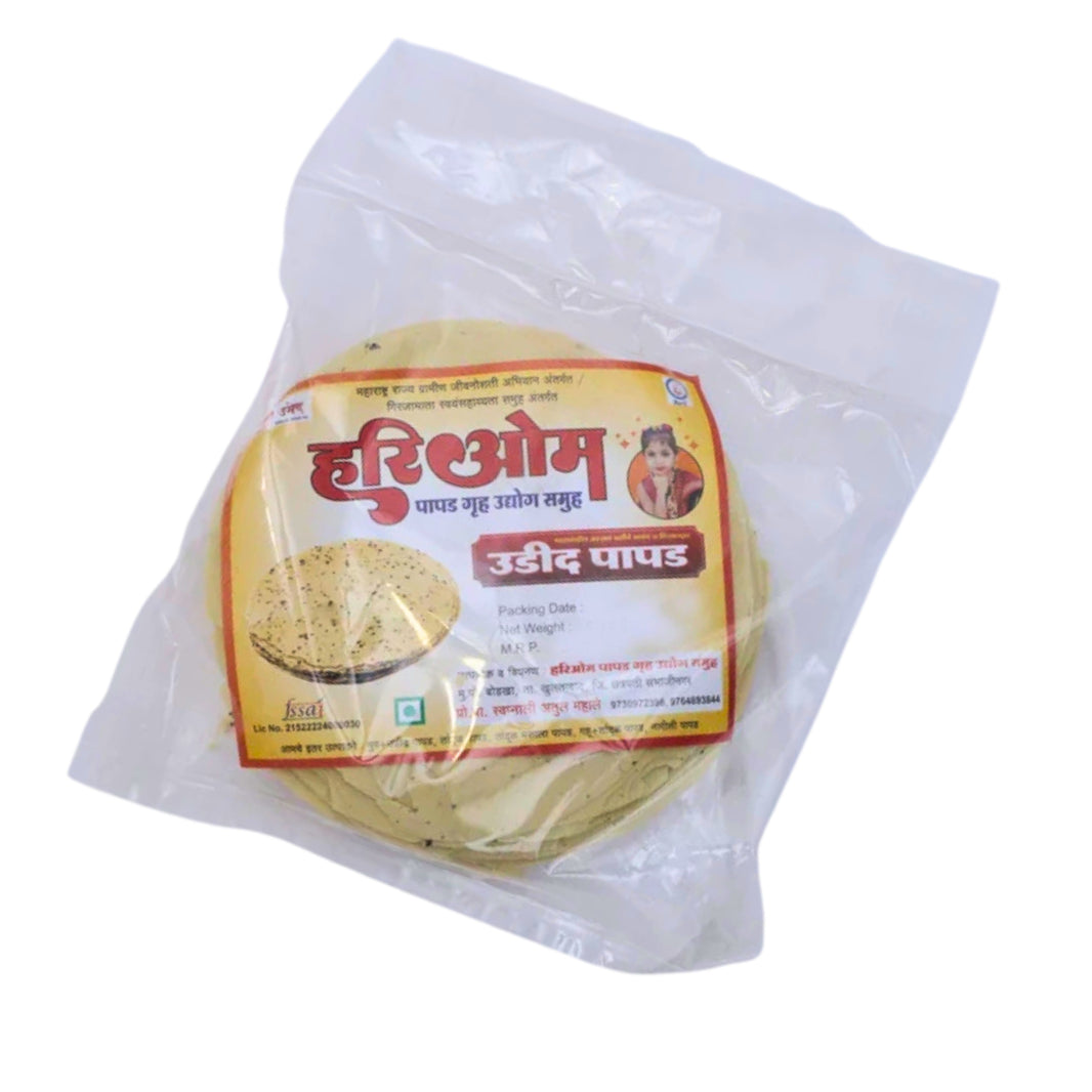 GIRJAMATA, Udid Papad, Made By Natural Ingredients, No Artificial Chemical, Pack of 200 gms