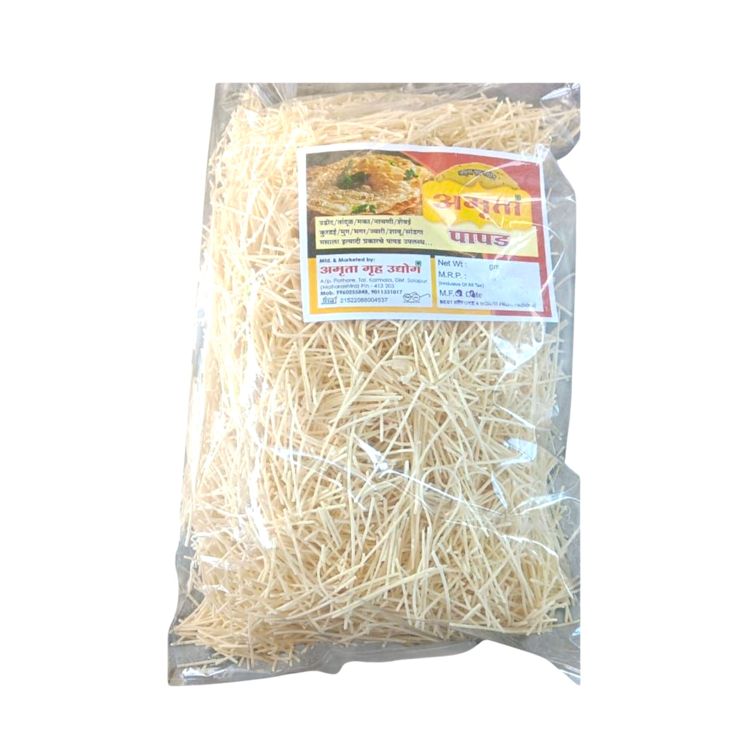 AMRUTA GRUH UDYOG Shevai Pack of 1000 gm Traditional Vermicelli Light Texture Nutritious Homemade Ingredient Daily Cooking Use