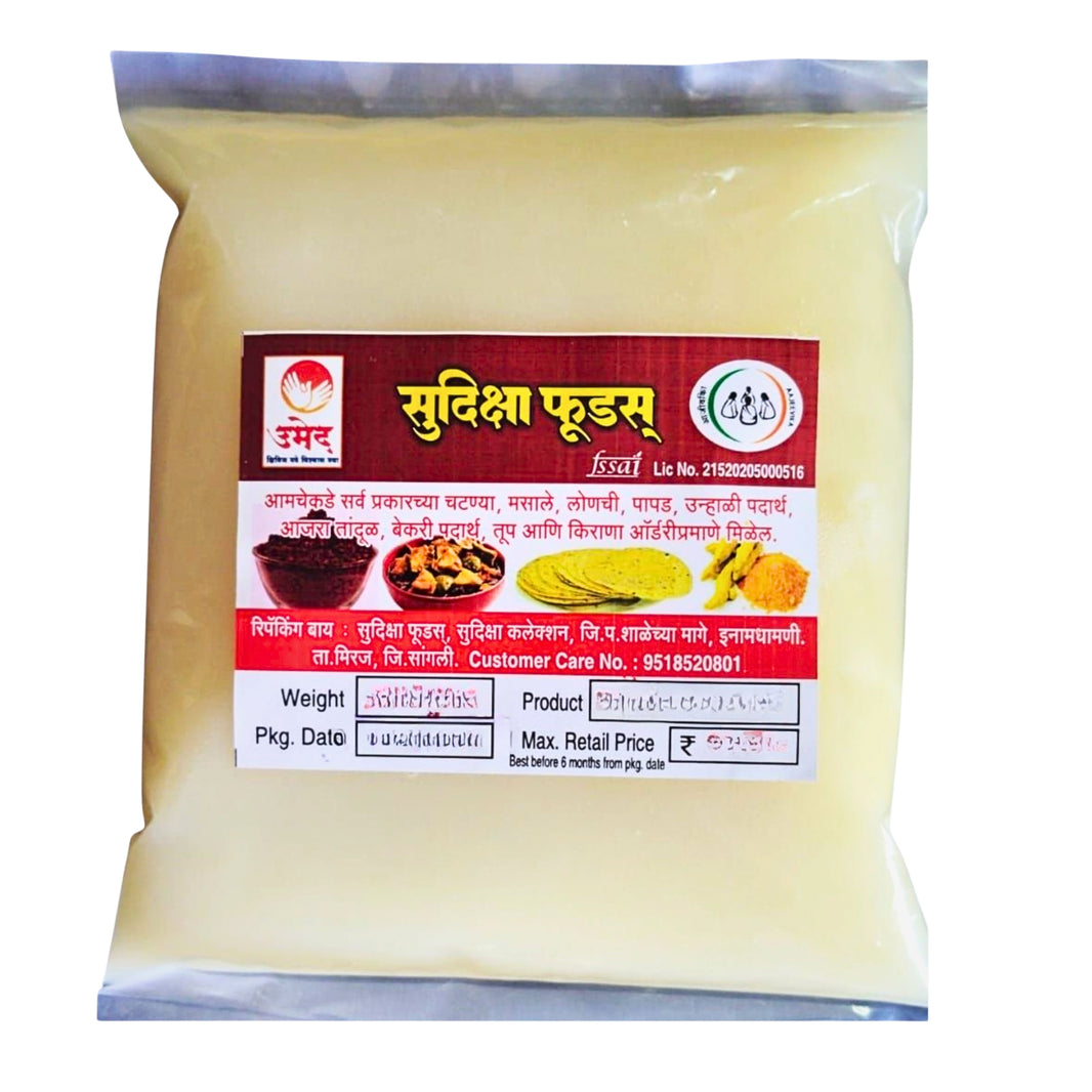 SUDIKSHA MAHILA SHG Cow Ghee Handmade with Care, Authentic Taste, Preservative-Free Pack of 500gm
