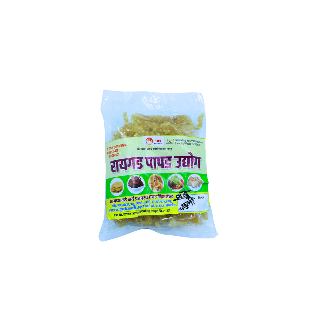 RAYGAD, Shabu Potato Chakali, Handmade, Shri Swami Samartha SHG, High-Quality Ingredients, Crispy, Flavor, Pack of 200 gms