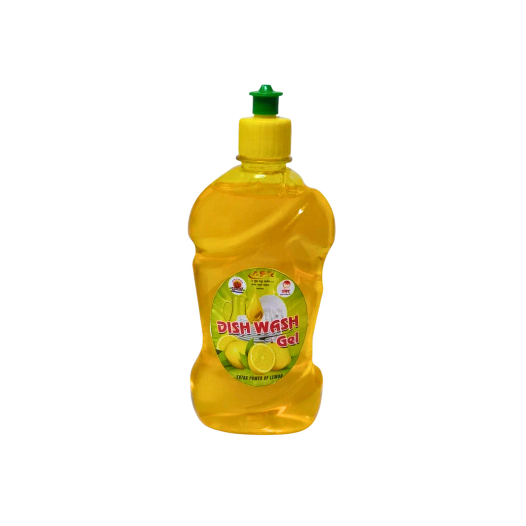 SHRADHA SABURI - Dish Wash Gel 500 ml | Natural, Authentic, No Chemicals, No Artificial Color | 500 ml